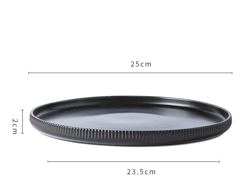 black underglaze rice bowl set of white ceramic table