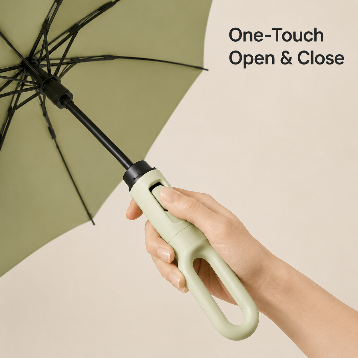 Automatic Ring Handle Umbrella