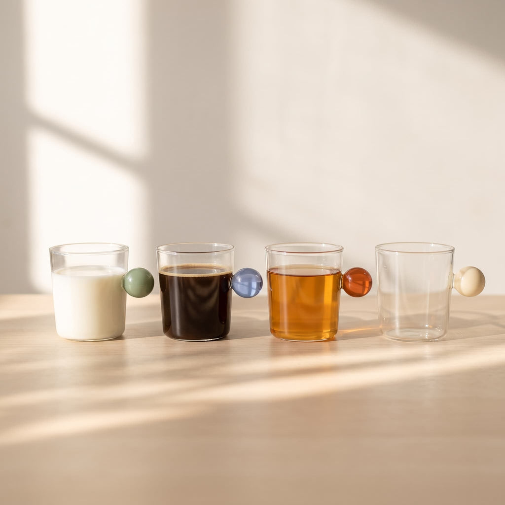 Chic Sphere Handle Coffee Mug