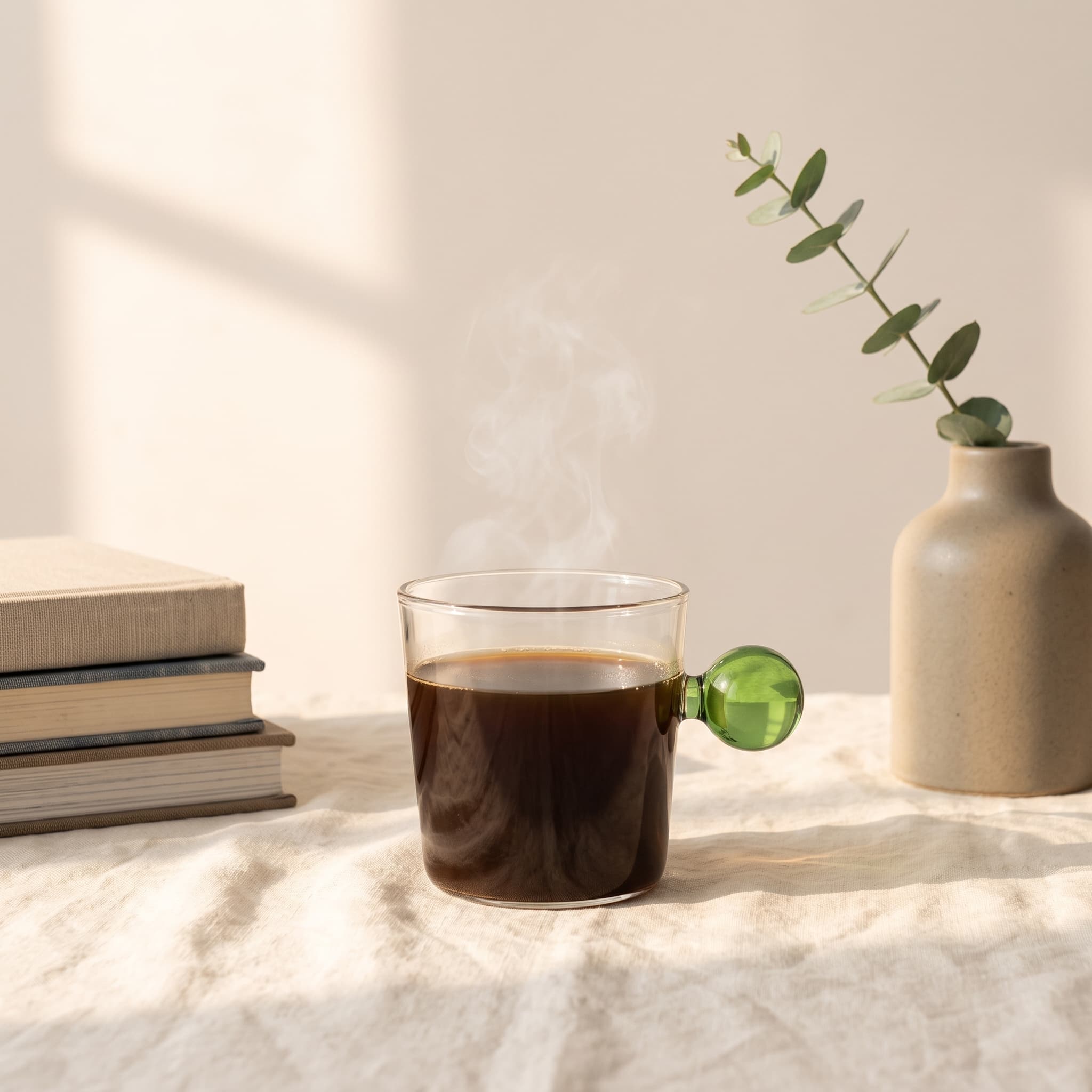 Chic Sphere Handle Coffee Mug