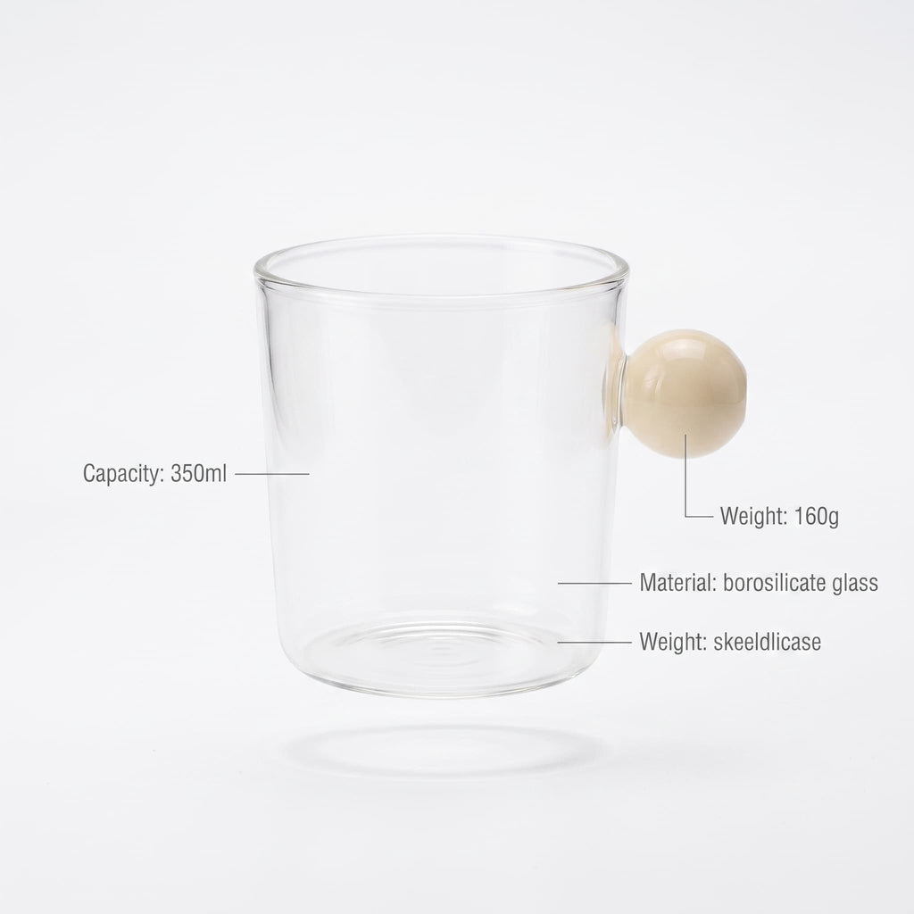 Chic Sphere Handle Coffee Mug