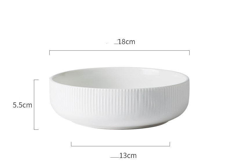 black underglaze rice bowl set of white ceramic table