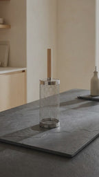 Rotating BBQ Grill Basket Tube
